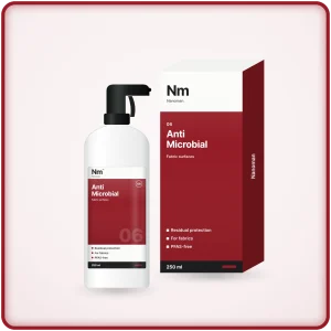 Nanoman Anti Microbial Fabric Surfaces, supplied in a 250 ml spray bottle with box
