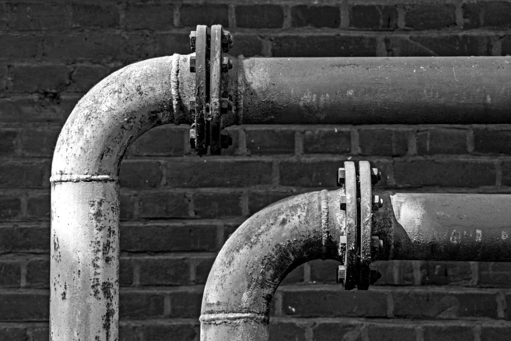 rusty pipes