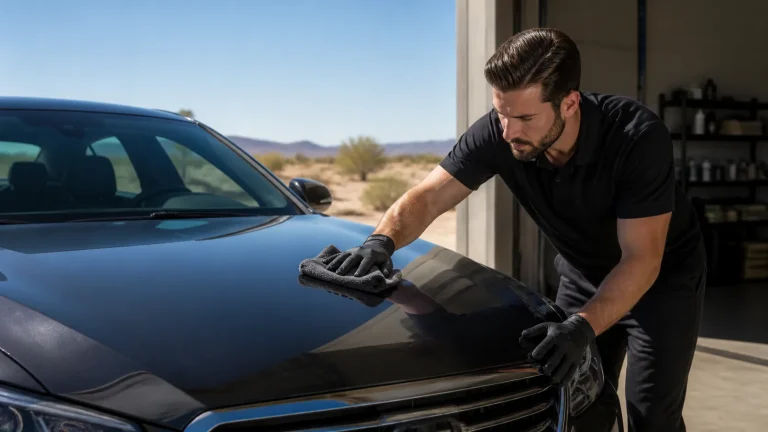 Using Nano Car Polish on Dark Vehicles in Dusty Areas