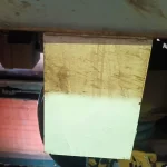 Biocleaner on an indian railways coach underframe: before and after
